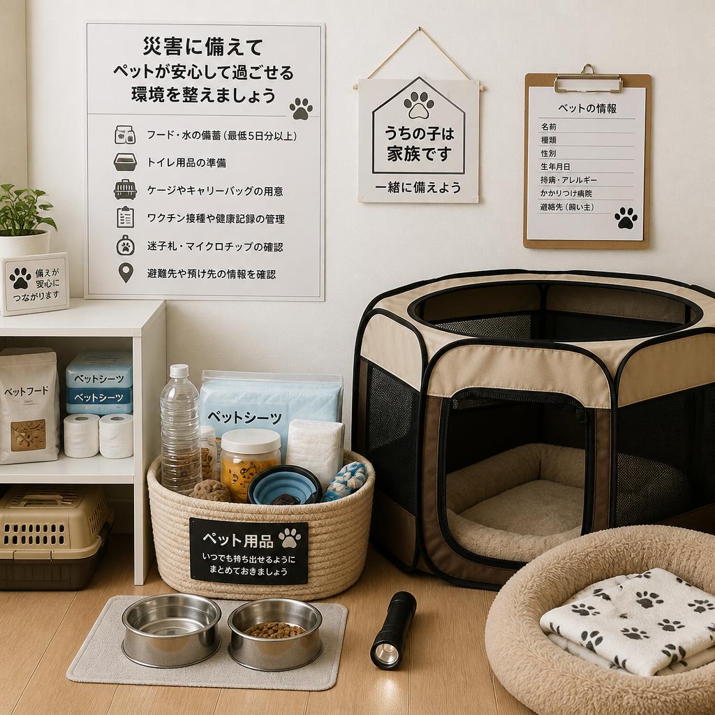 避難所ではペットを受け入れない場合が多い