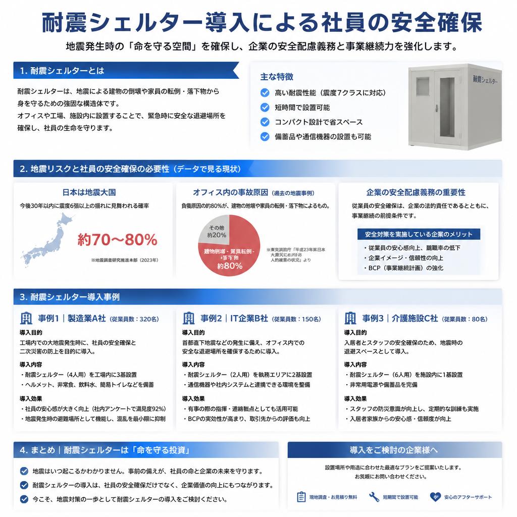 社員の安全確保