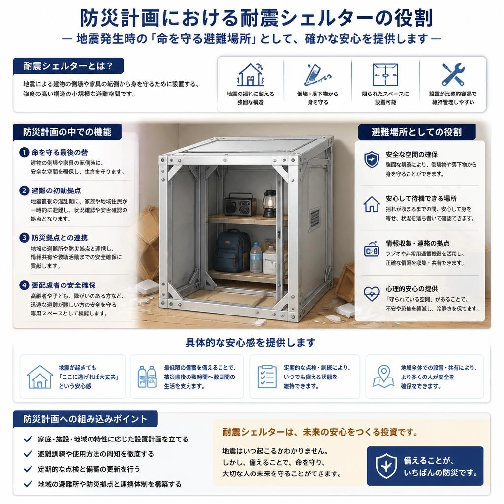 防災計画と避難場所の確保