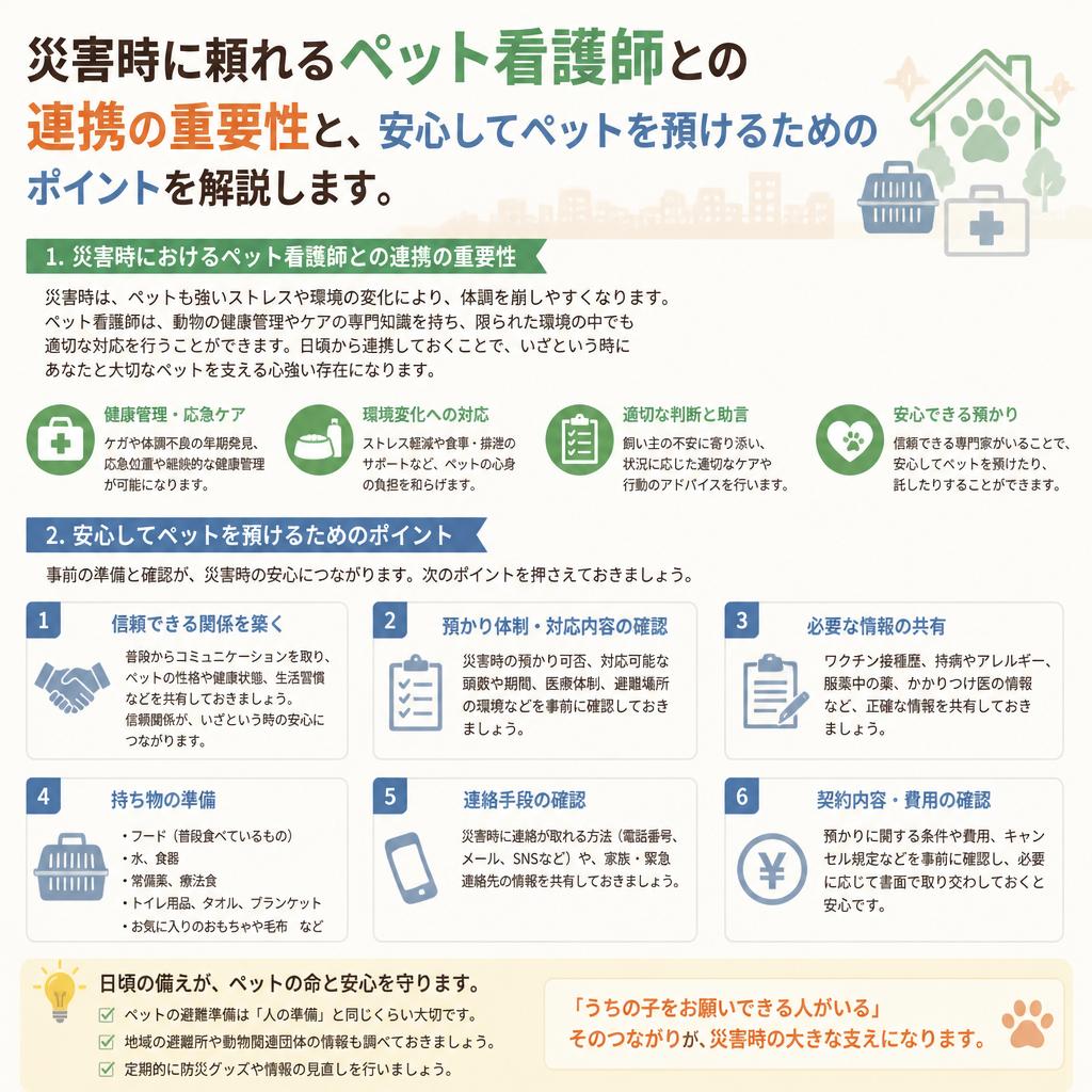 4. ペット看護師との連携