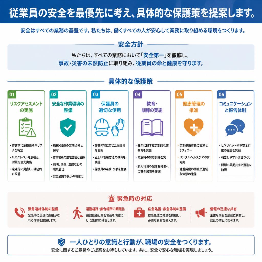 従業員保護の重要な視点
