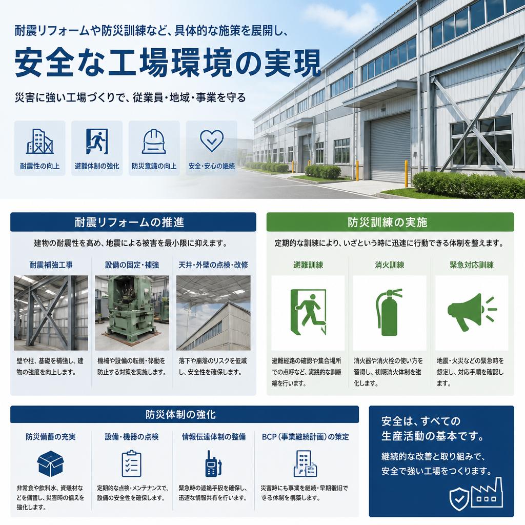 具体的な工場安全対策