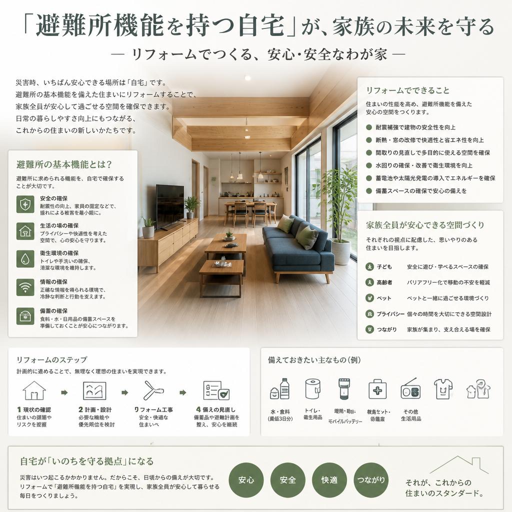 避難所としての自宅を考える