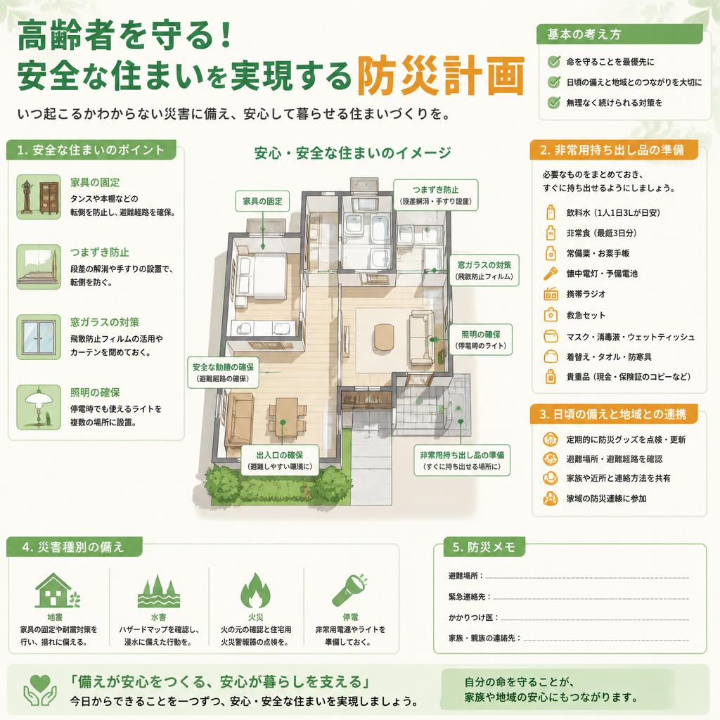 高齢者を守る！安全な住まいを実現する防災計画　ミホ工業　耐震シェルター