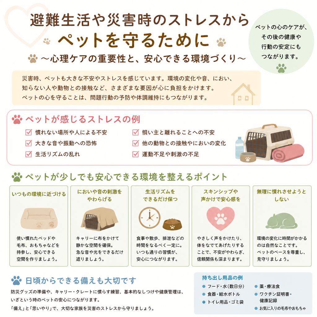 ペットの心理ケアを考える